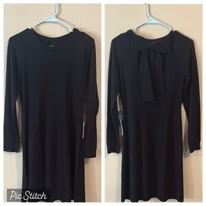 Vince Caputo Black Long Sleeve Dress